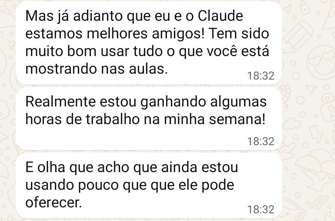 Depoimento de aluno 3